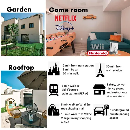 Perfect For Disney, Game Room, Rooftop, Parking Villa *